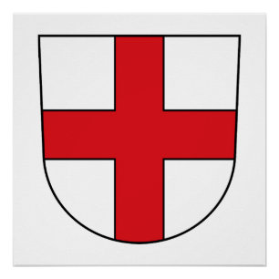 Freiburg Breisgau Stadtwappen Deutschland Symbol K Poster