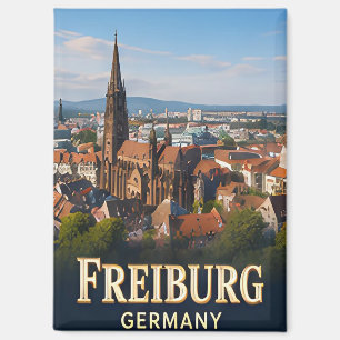 ✈️ Freiburg Deutschland Reise Geschenk 🏛️ Magnet