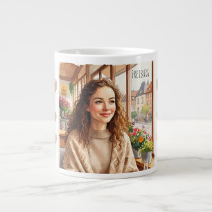 Freiburg, Deutschland, Stadtansicht aus dem Freibu Jumbo-Tasse