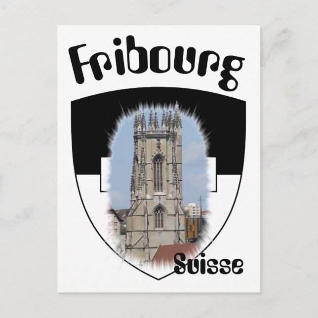 Freiburg / Fribourg Postkarte (Vorderseite)