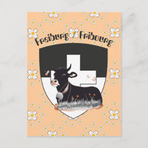 Freiburg / Fribourg Schweiz Suisse Postkarte