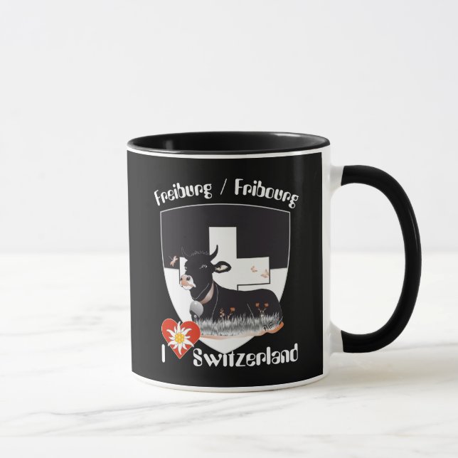 Freiburg Fribourg Schweiz Suisse Tasse (Rechts)