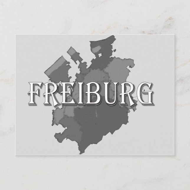 Freiburg Postkarte (Vorderseite)