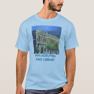 Freie Bibliotheks-T-Shirt Philadelphias T-Shirt