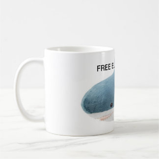 Freie Blahaj-Tasse Kaffeetasse