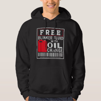 Freie Blinker-Flüssigkeit mit Ölwechsel Hoodie