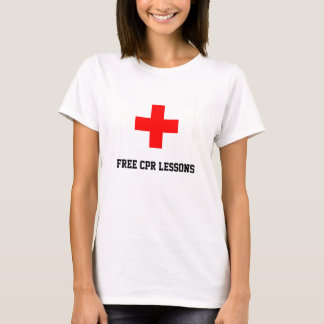 Freie CPR-Lektionen T-Shirt