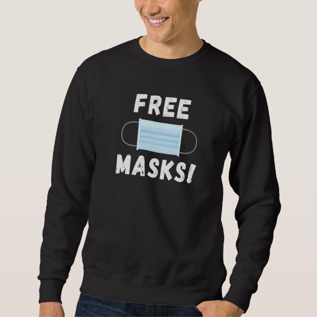 Freie Face-Masken Sweatshirt (Vorderseite)