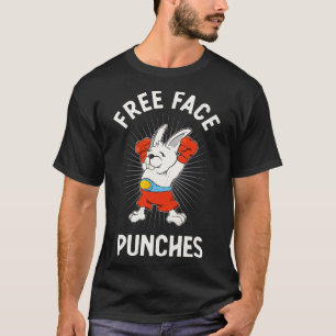 Freie Face Punches Fun Boxing Rabbit T-Shirt