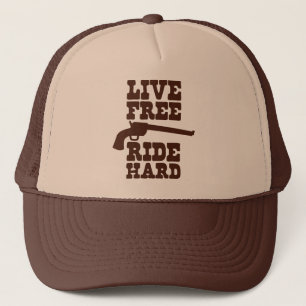FREIE FAHRhartes Cowboyrodeolebhaftmotto Truckerkappe