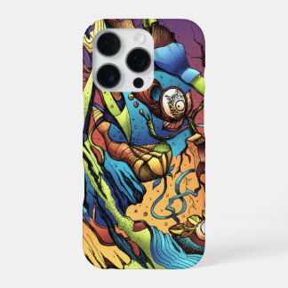 Freie Formen im Comic-Stil iPhone 16 Pro Hülle