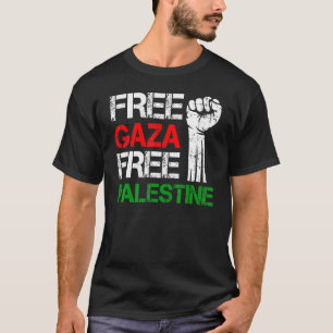 Freie Gaza-Streifen - Freie Palästina T-Shirt