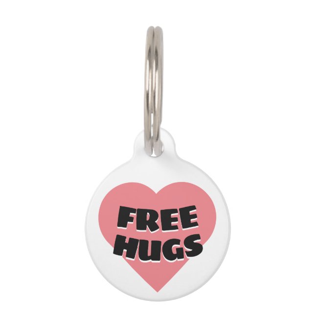 Freie Hugs Haustiermarke (Vorderseite)