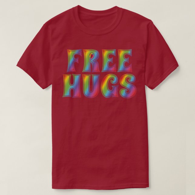Freie Hugs T-Shirt (Design vorne)