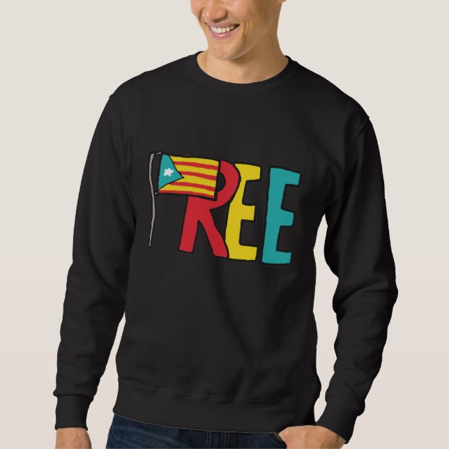 Freie katalanische Unabhängigkeit Sweatshirt (Vorderseite)
