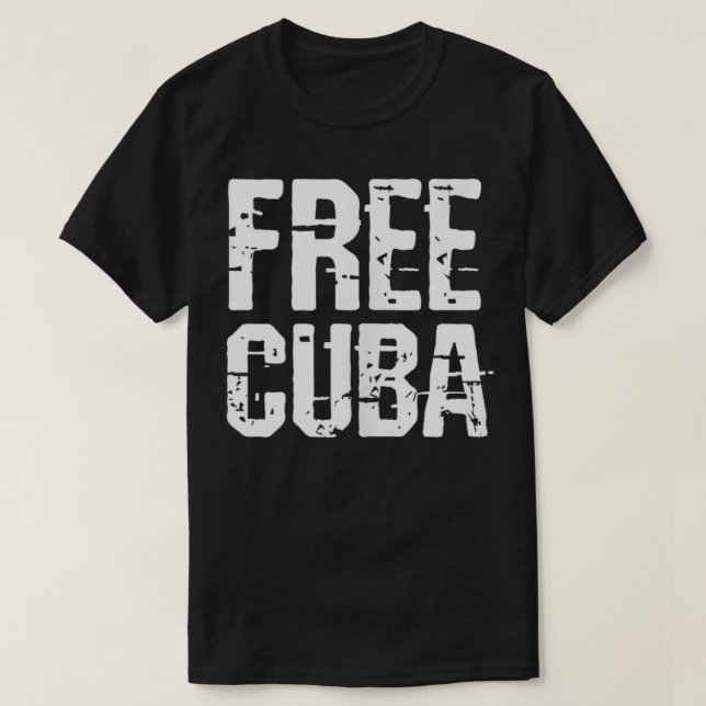 Freie Kuba T-Shirt (Design vorne)