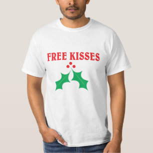 Freie Küsse unter dem Misteloe T-Shirt