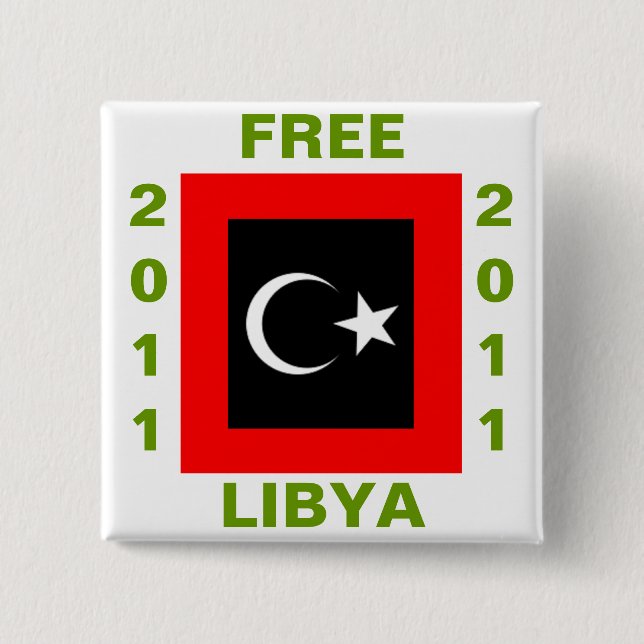 FREIE LIBYEN 2011 BUTTON (Vorderseite)