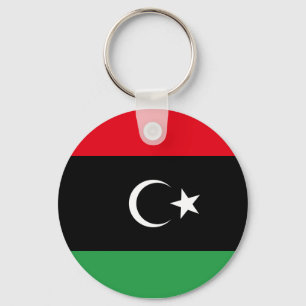 Freie libysche Flagge Schlüsselanhänger