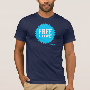 freie Liebe - Blau T-Shirt