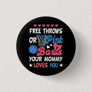 Freie Lieben oder Pink Bows Mommy  Sie lustige Gen Button