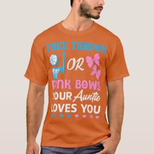 Freie Lieben oder rosa Bows Tante Sie Geschlecht T-Shirt