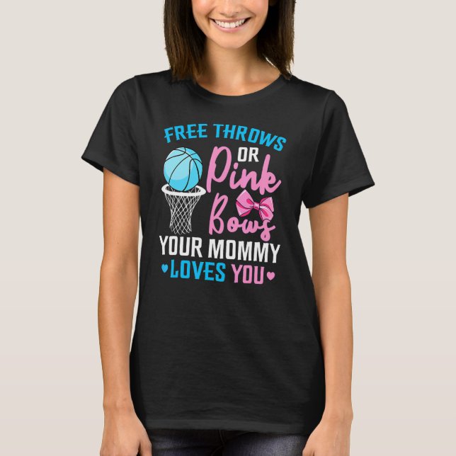 Freie Lieben oder rosafarbene Bows MOMY T-Shirt (Vorderseite)