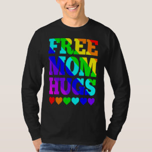 Freie Mama Hugs Frauen Freie Mama Hugs Rainbow Gay T-Shirt