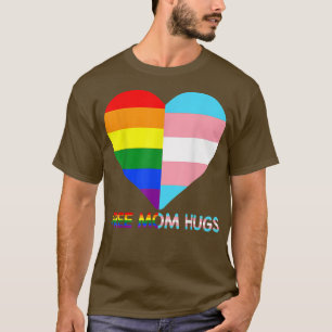 Freie Mama Hugs LGBT Transgender Rainbow Flag Prix T-Shirt