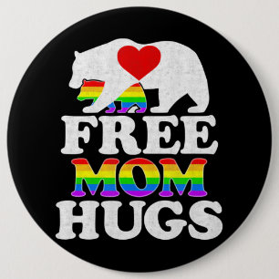 Freie Mama-Schläger für Frauen Lgbt Pride Mama B Button