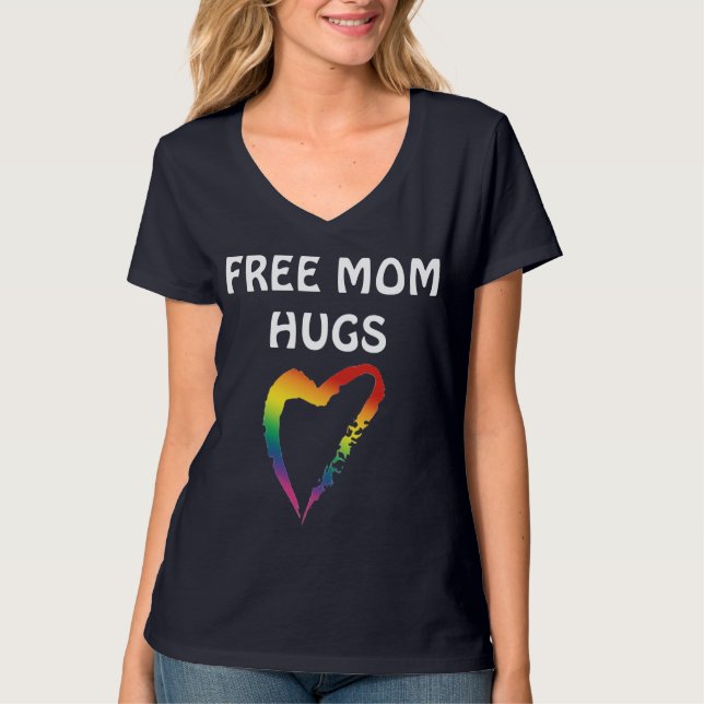 FREIE MAMA-UMARMUNGEN für STOLZ T-Shirt (Vorderseite)