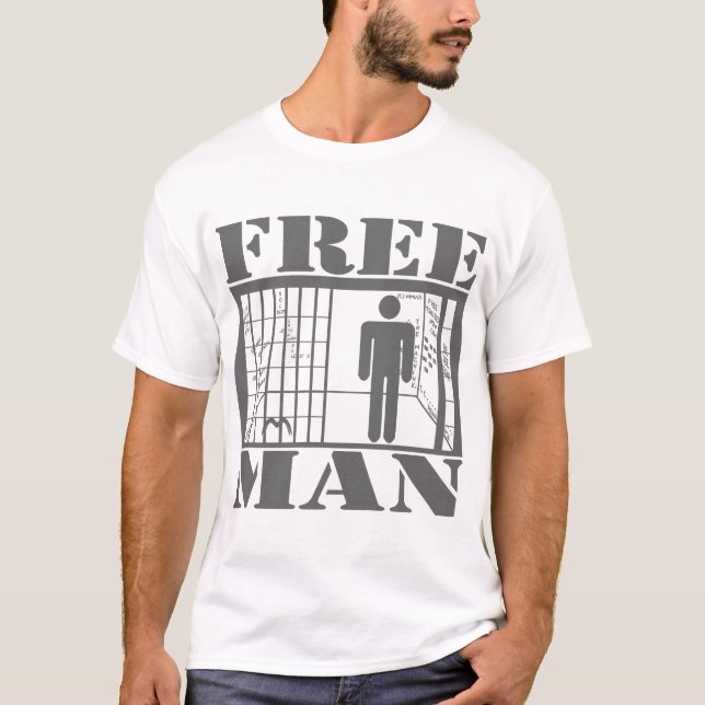 Freie Mann-T-Shirts T-Shirt (Vorderseite)