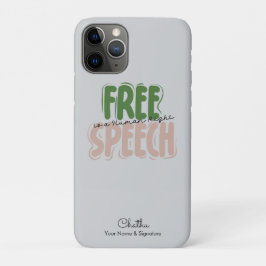 Freie Meinungsäußerung ist ein Menschenrecht Case-Mate iPhone Hülle