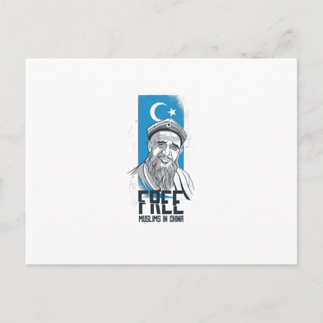 Freie Muslime Postkarte (Vorderseite)