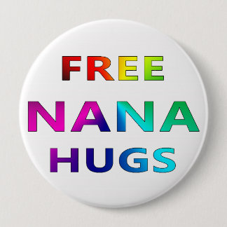 Freie Nana umarmt LGBT LGBTQ Stolz Rainbbow Knopf Button