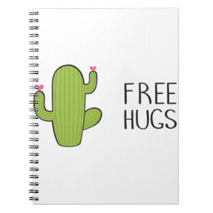 Freie Niedliche HUGS , lustige Alberne Umarmung Notizblock