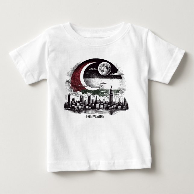 Freie Palästina Baby T-shirt (Vorderseite)