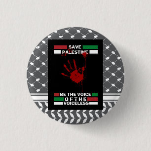 Freie Palästina-Button-Schaltfläche im Palästina-F Button