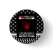 Freie Palästina-Button-Schaltfläche im Palästina-F