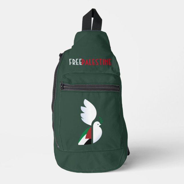 Freie Palästina Crossbody Bag (Vorderseite)