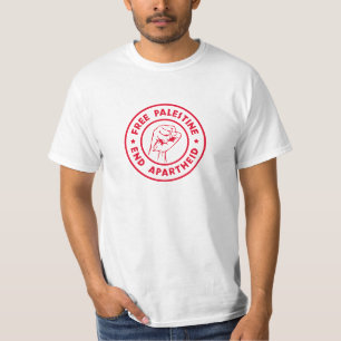 Freie Palästina-End-Apartheid T-Shirt