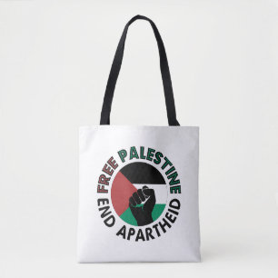 Freie Palästina-Ende-Apartheid ausgelöst Fist Tasche
