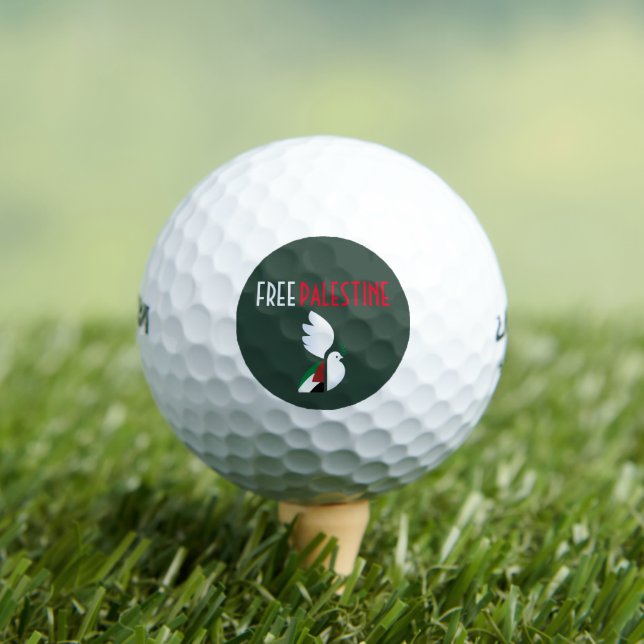 Freie Palästina Golfball (Insitu T-Shirt)