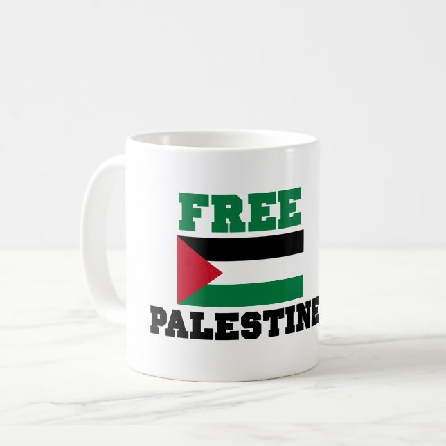 Freie Palästina Kaffeetasse (Vorderseite Links)