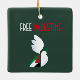 Freie Palästina Keramikornament