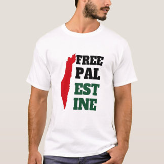Freie Palästina, rot schwarz und grün, palästinens T-Shirt