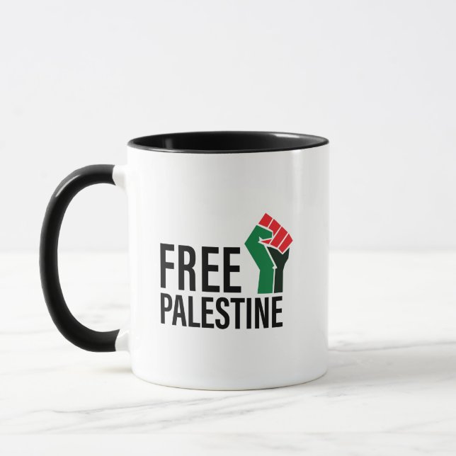 Freie Palästina, Solidarität mit Palästina Tasse (Links)