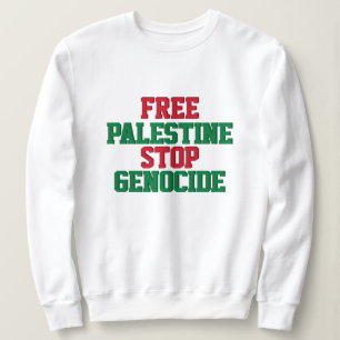 Freie Palästina stoppt Völkermord Sweatshirt
