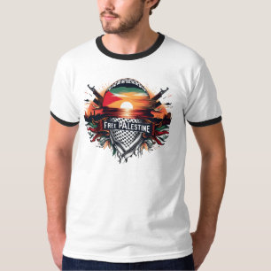 Freie Palästina: Sunset Freedom Graphic T-Shirt