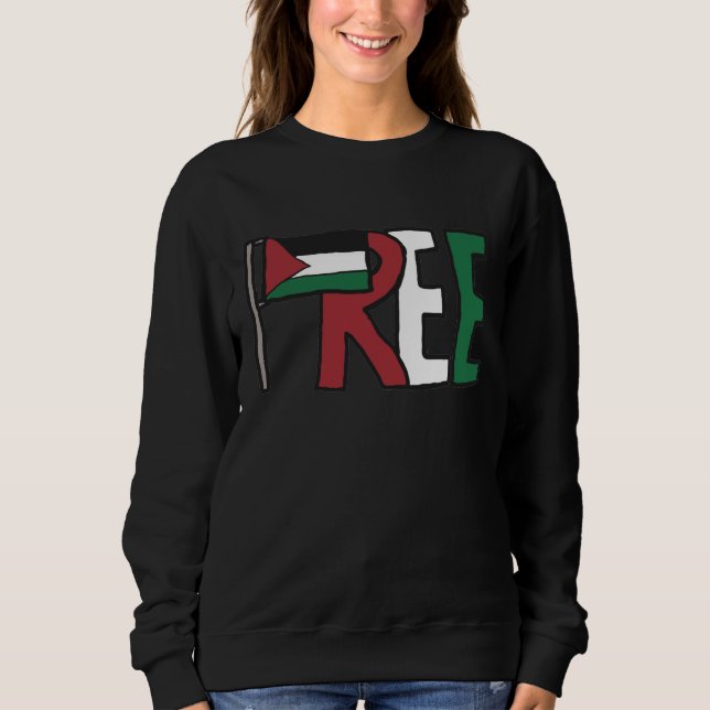 Freie Palästina Sweatshirt (Vorderseite)